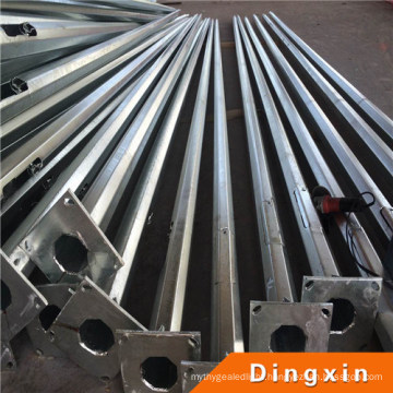 5.6m Hot Deep Galvanized Metal Pole with ISO CE